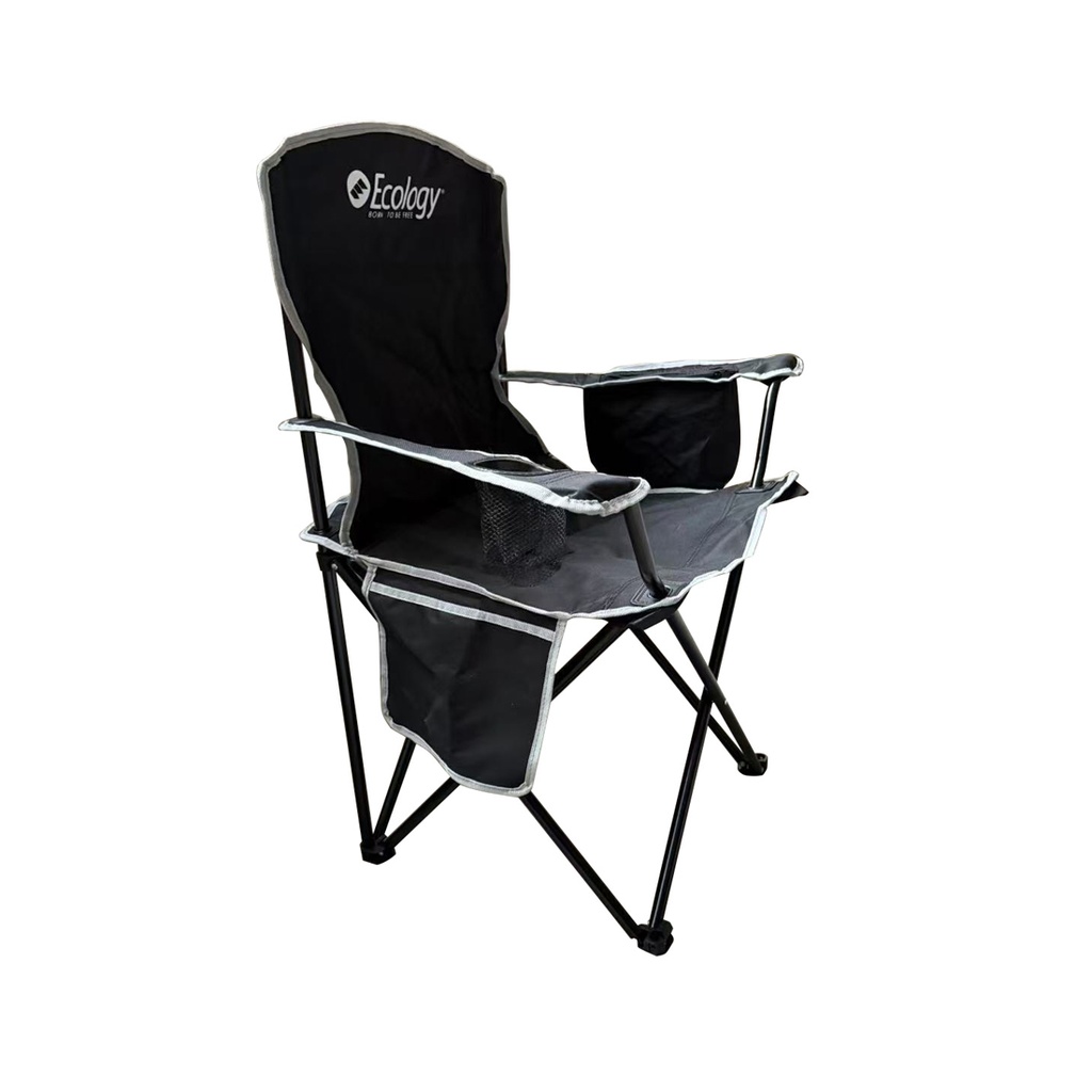 Silla Plegable de Camping Playera Ecology Holiday con Cooler y Bolsillo