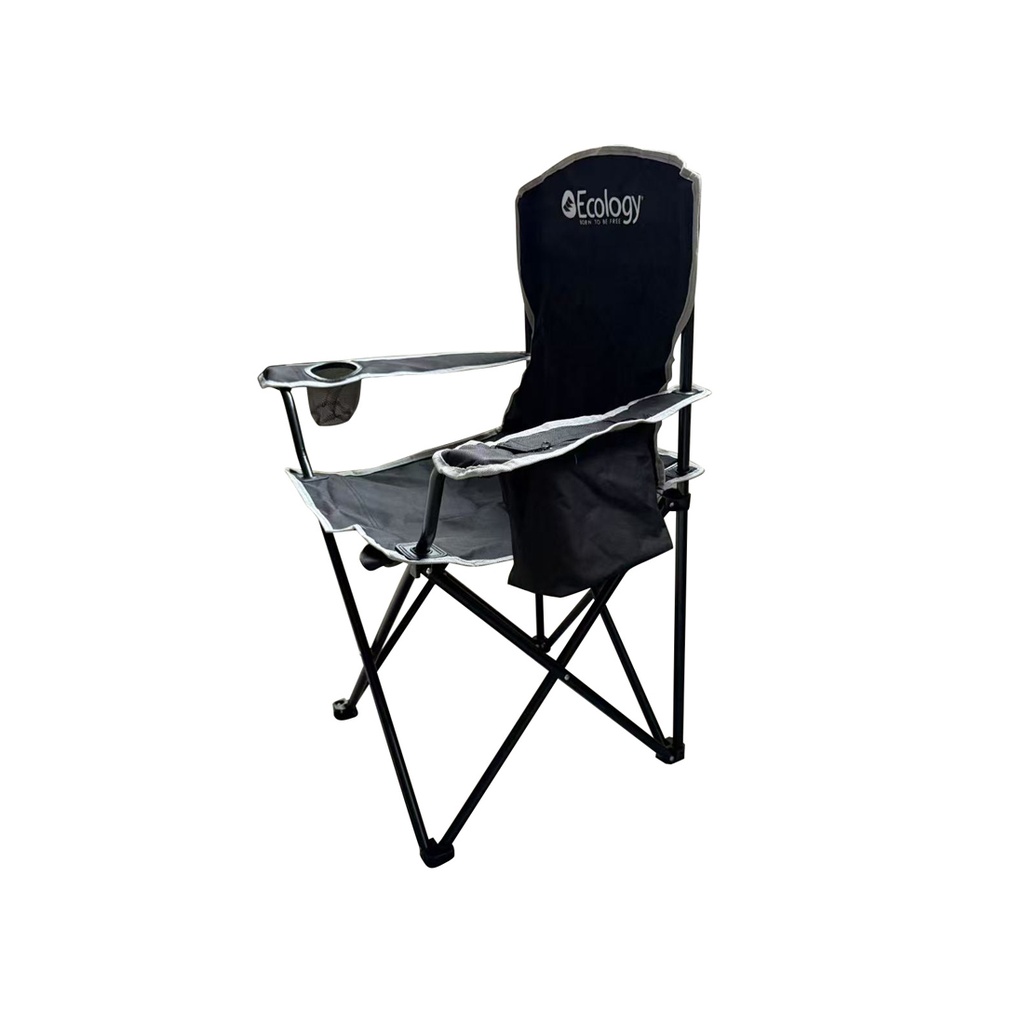 Silla Plegable de Camping Playera Ecology Holiday con Cooler y Bolsillo