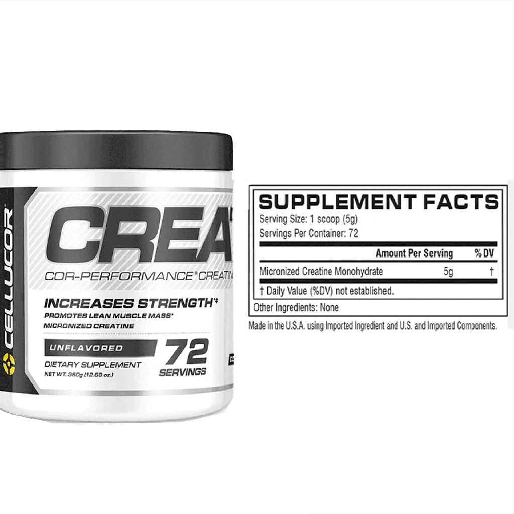 Creatina sin Sabor Cor Performance Cellucor 72 Porciones 