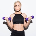 Mancuerna de Vinil K6 3Lb