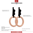 Anillas de Madera Gym K6