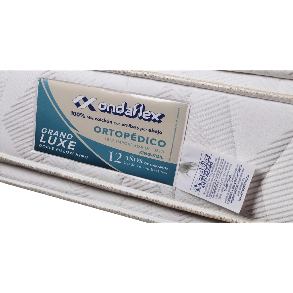 Colchón Queen Ortopédico Ondaflex 9058 Grand Luxe 160x190cm