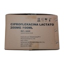 Ciprofloxacina Lactato - Biovitak - 200 MG /100 ML