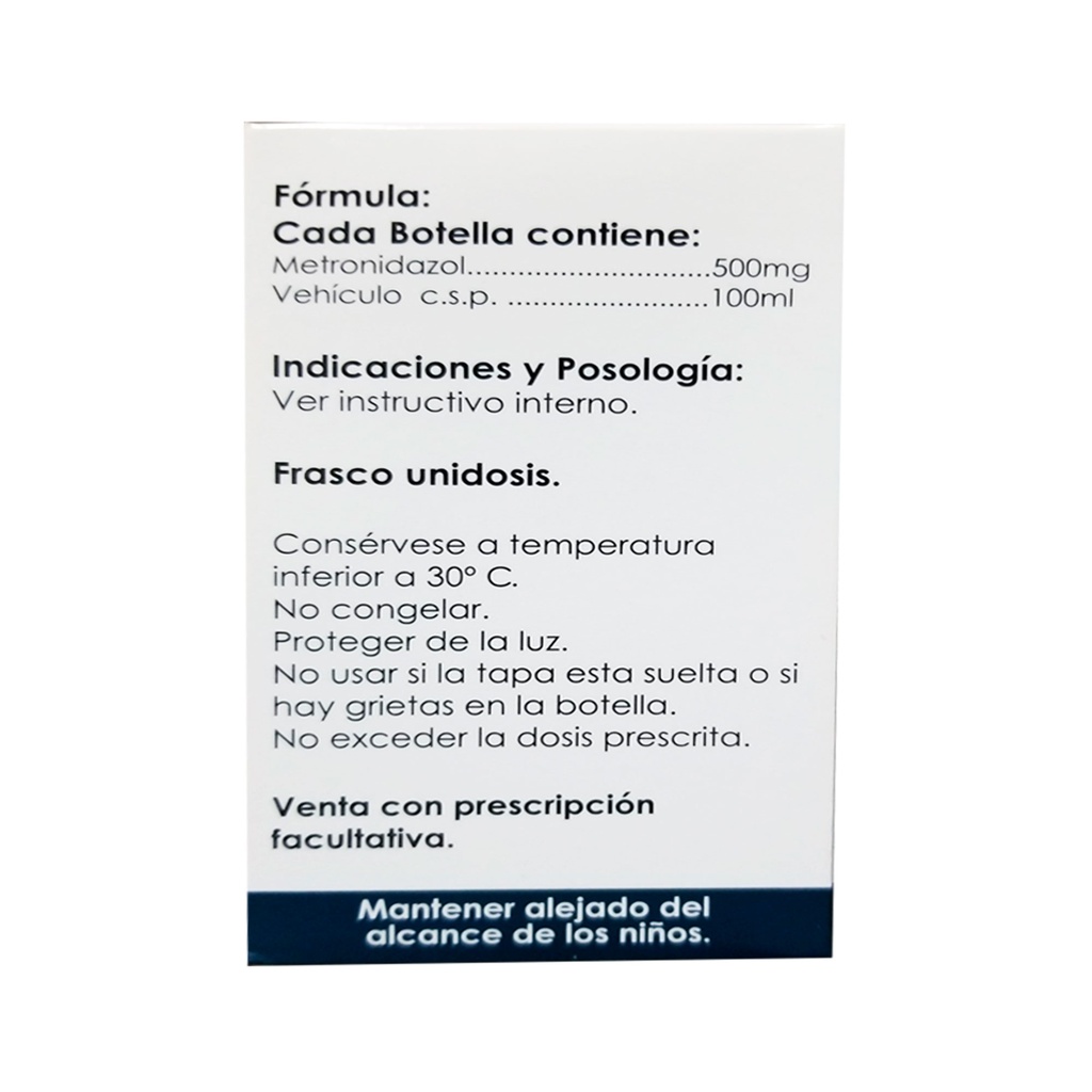 Metronidazole Infusion - Biovitak - 500 MG/100 ML