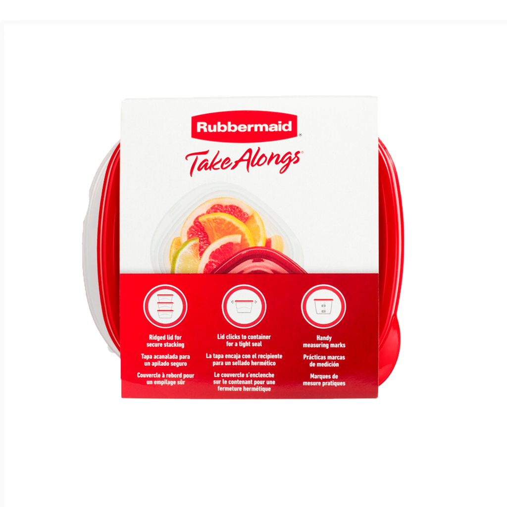 Set de 5 Recipientes con tapa (2,1C) Rubbermaid