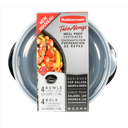 Set de 4 Recipientes con tapa (5,0C) Negro Rubbermaid