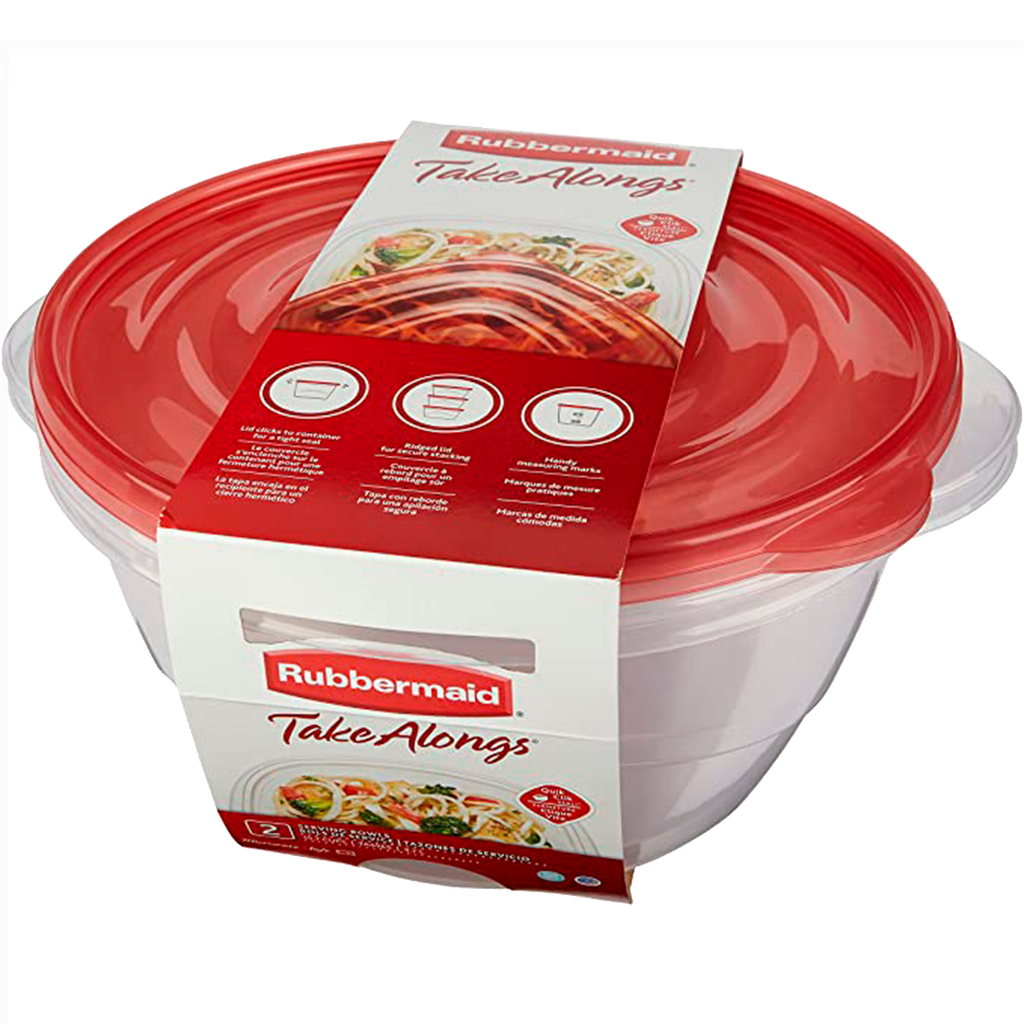 Set de 2 Recipientes con tapa (1,26C) TakeAlongs Rubbermaid