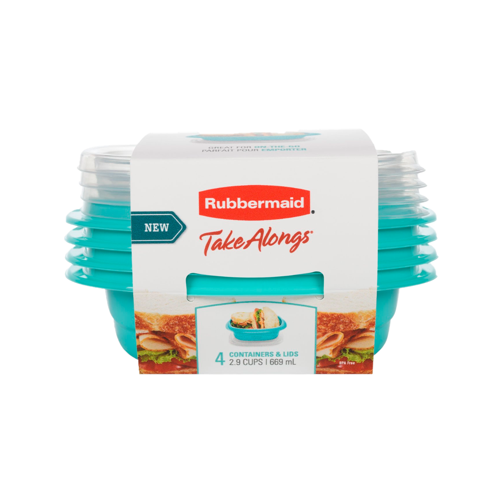 Envases 8 piezas (2,9C) Verde TakeAlongs Rubbermaid