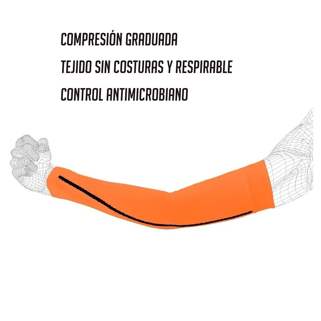 Mangas de Compresión K6 Naranja