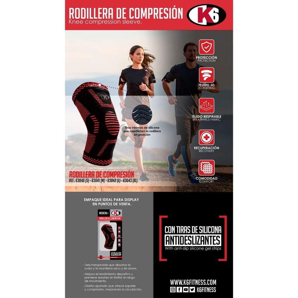 Rodillera Crosstraining K6 