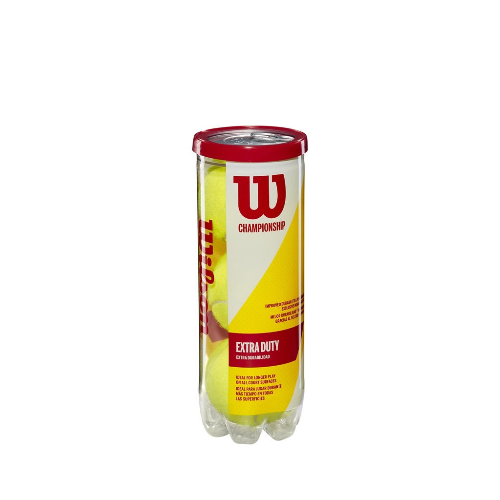 Combo Pelotas de Tenis Wilson Championship Extra Duty 3P X 12T 