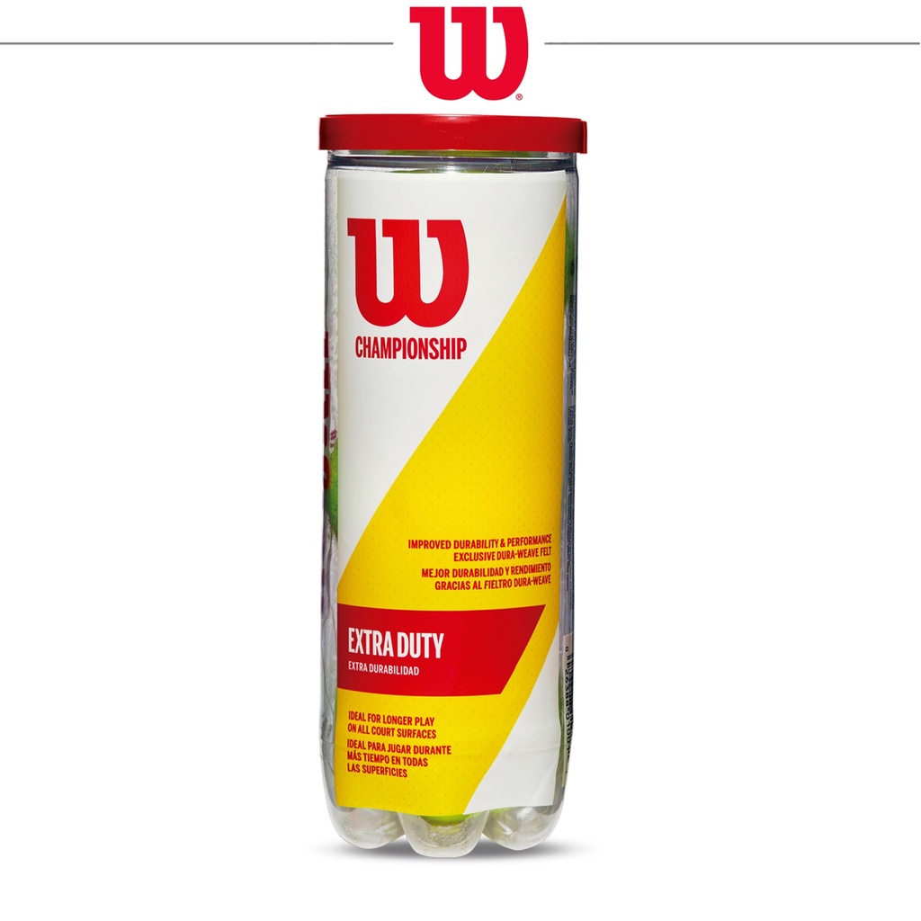 Caja Pelotas de Tenis Wilson Championship Extra Duty 3P X 24T 