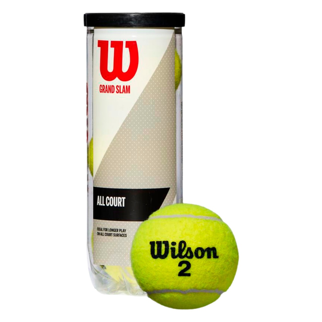 Combo Pelotas de Tenis Wilson Grand Slam Tarro 3P X 3T