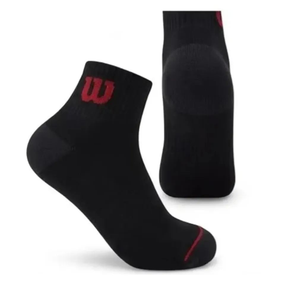 [B3278] Medias Caña Wilson Talla Única Negro x3