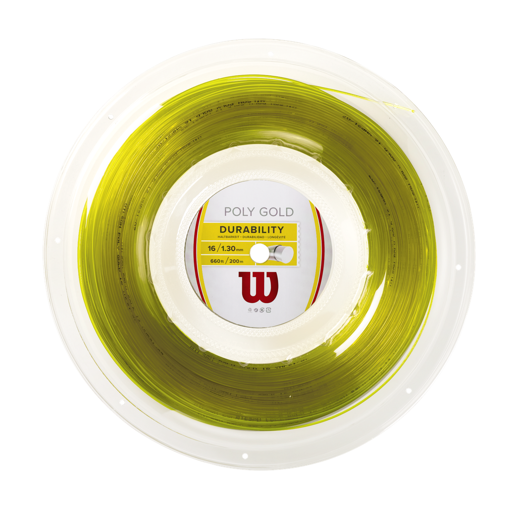 [WRZ904900] Cuerda Wilson Poly Gold calibre 16 Reel de 200 mts