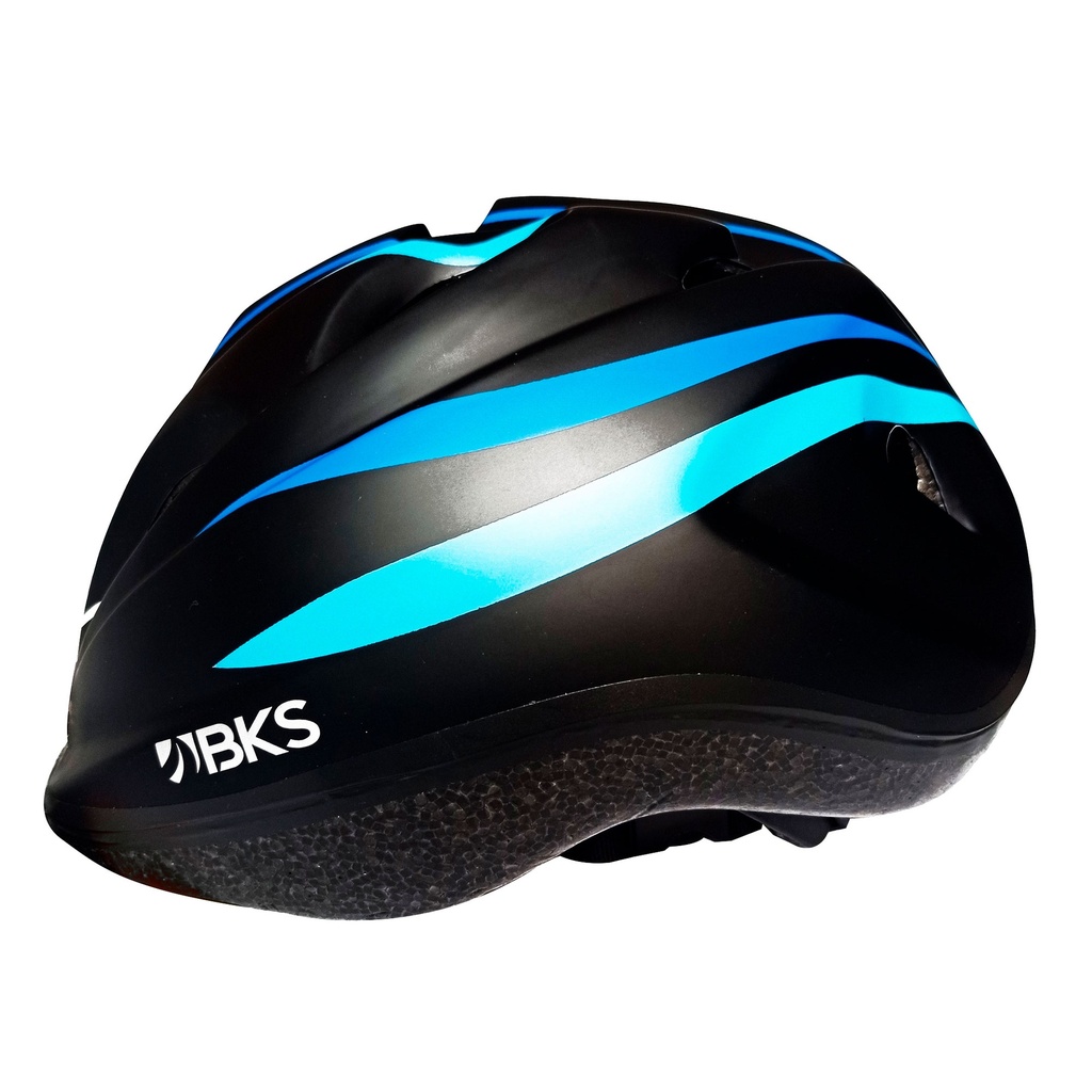 [33682] Casco de Bicicleta Infantil Bks H180 (S) (Negro y Azul)