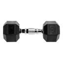 Mancuerna Pesa GYM Hex Encauchetada (15 lb) K6