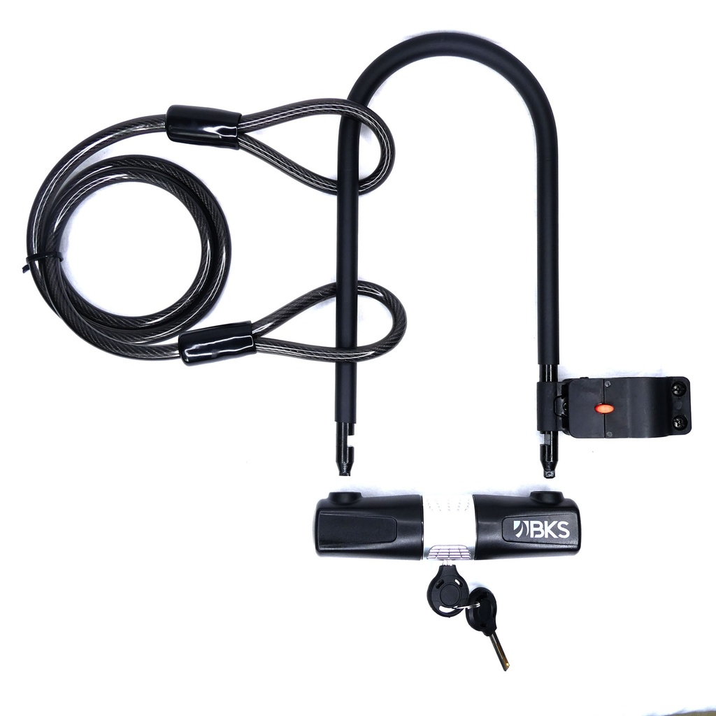 Set de Candado en U y Guaya Bks L450