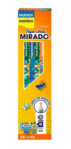 Caja de Lapices Mirado Jungla Hexagonal 12