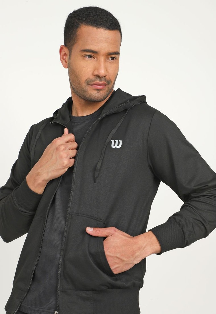[WT98297] Buzo Con Capota Wilson French Terry Caballero 98290 Negro (L)