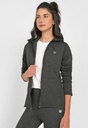 Buzo Con Capota Wilson C/R French Terry Dama 98395 Gris