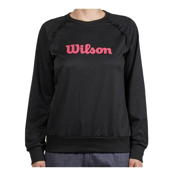 [WT98525] Sudadera Wilson con Cierre French Terry Dama 98518 Negro (L)