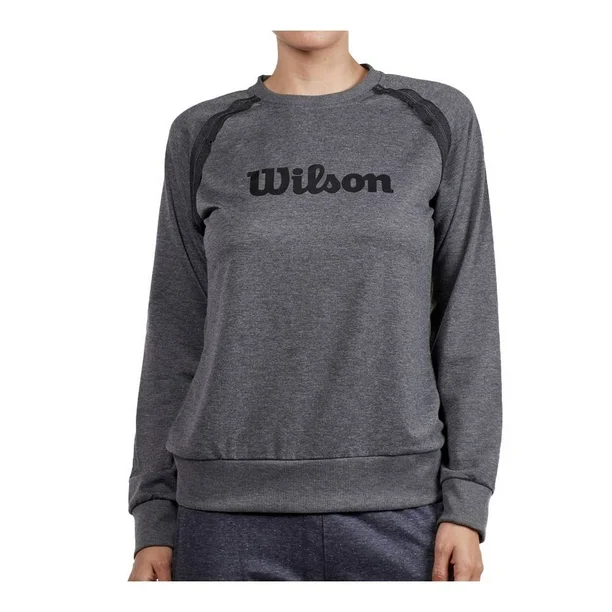 [WT98529] Sudadera Wilson con Cierre French Terry Dama 98518 Gris (L)