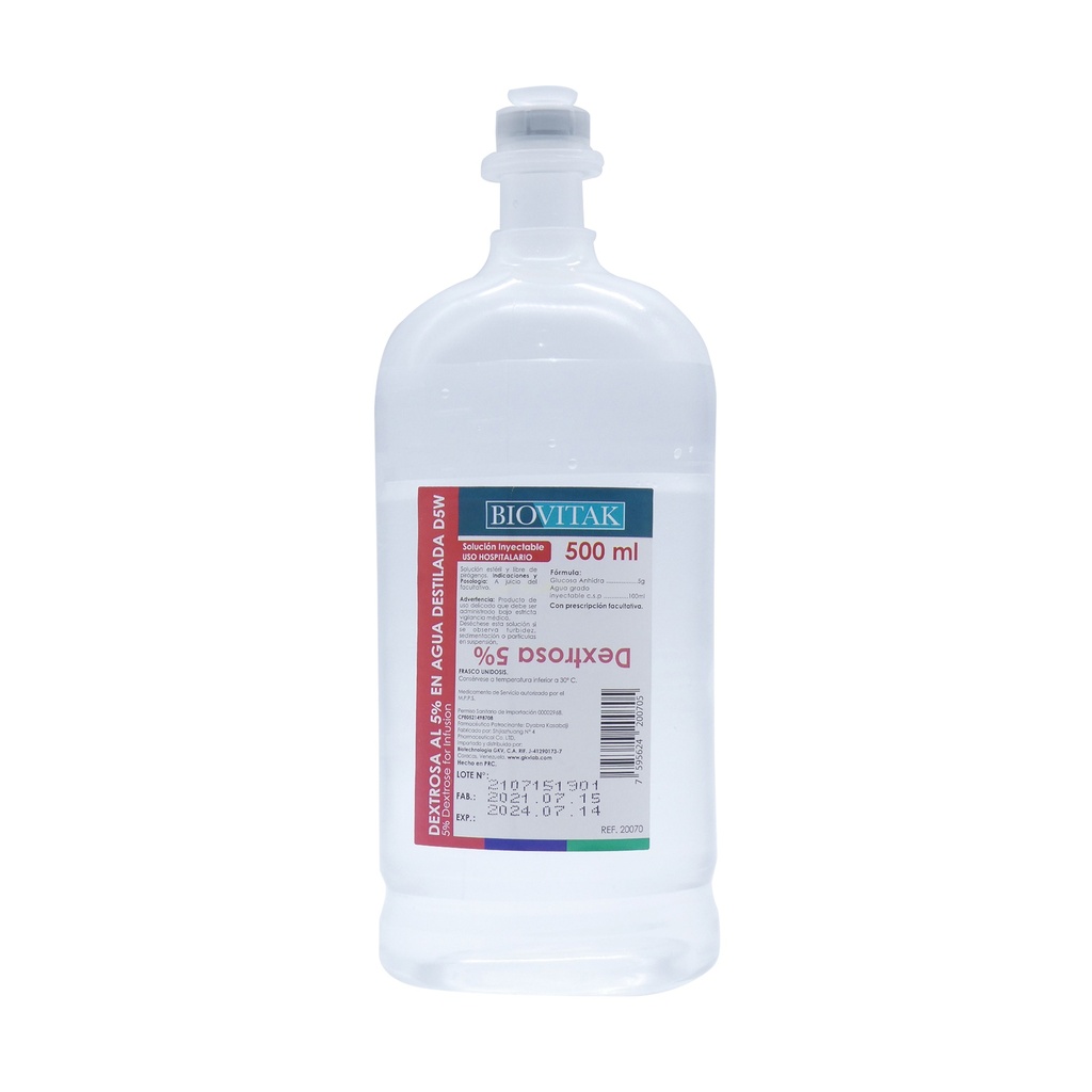 [20070] Dextrosa 5% - 500ML