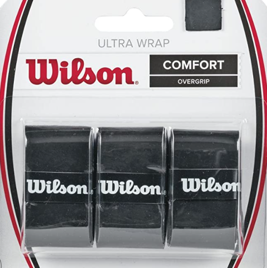 [WRZ403000] Overgrip Wilson Ultra Wrap Comfort Negro x3