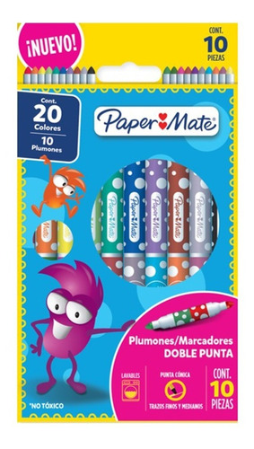 Plumón Papermate Mediano Cx10/20