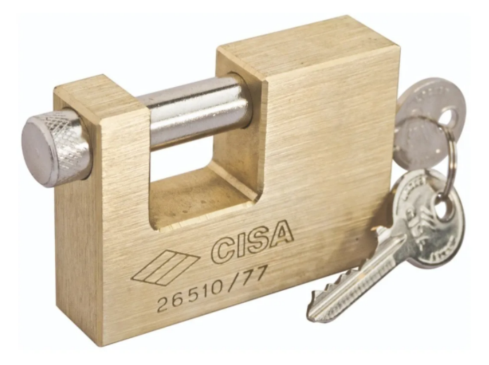 [12640093] Candado Anticizalla Cisa Bronce (77mm)
