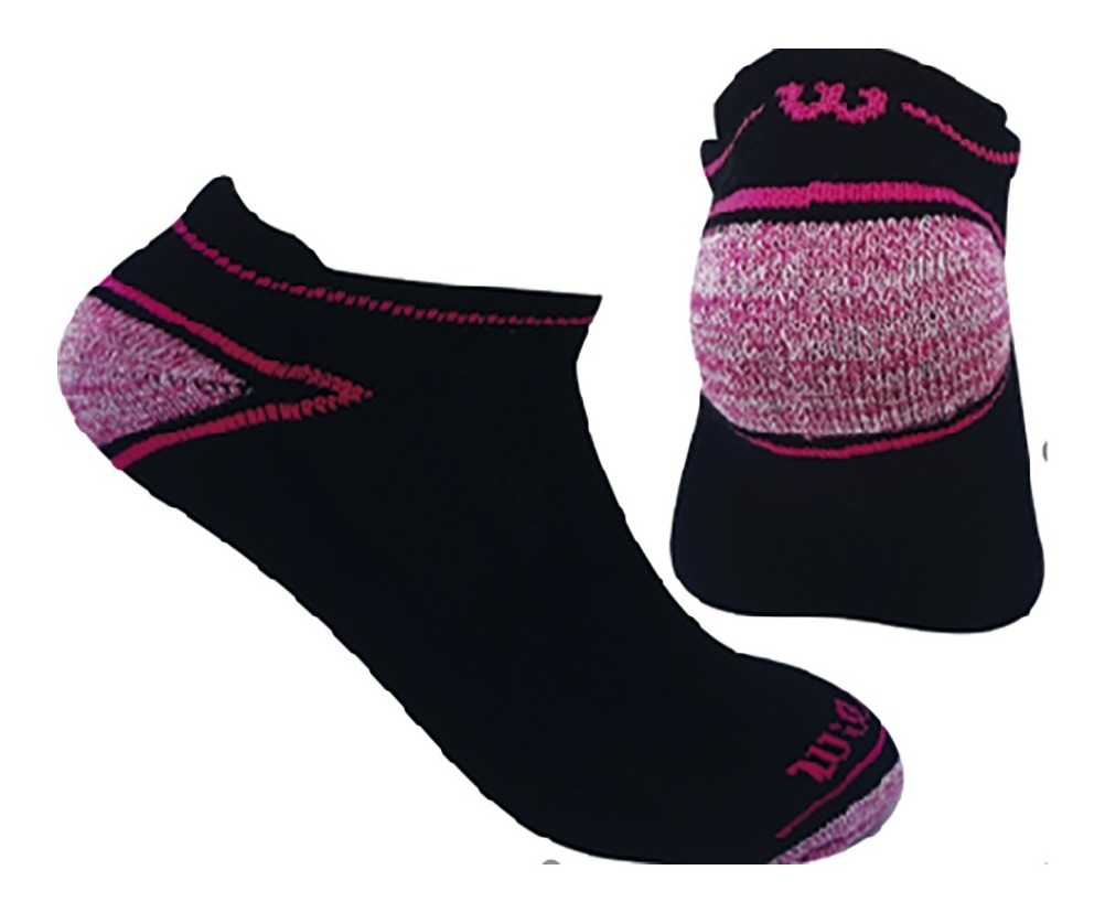 [C0914] Medias tobillera deportiva de fibra sintetica Wilson dama X3 Unitalla