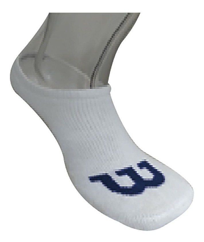 Calcetin/Media tobillera invisible de fibra sintetica Wilson dama X3 Unitalla