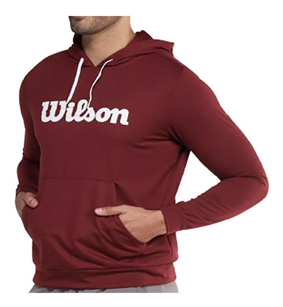[WT05764] Buzo Con Capota Wilson French Terry Caballero 05757 Vino (L)