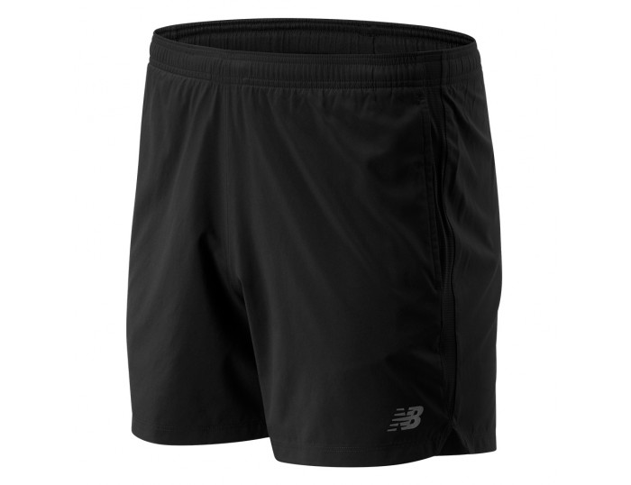 Short de hombre New Balance Accelerate 5 Inch Negro