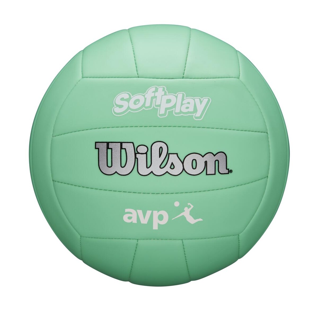 [WV4005902XBOF] Balón de Voleibol Wilson AVP Soft Play Oficial (Verde Menta)