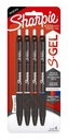 Boligrafos Sharpie Gel RT 7MM TX4 Negro