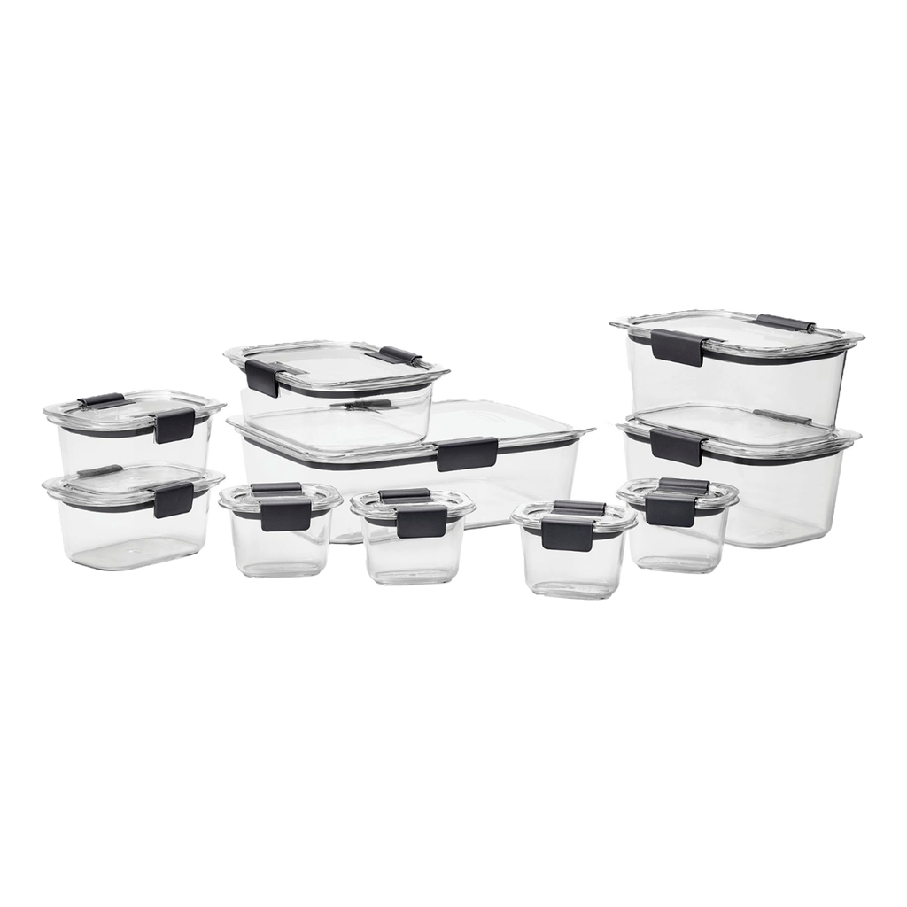 [1990616] Set de Envases 20 Piezas Cierre Hermético Brilliance Rubbermaid