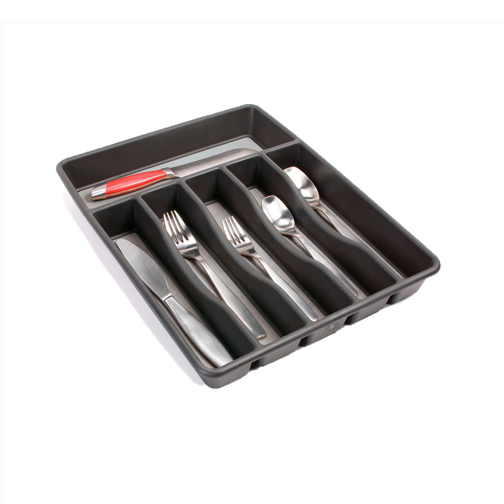 [1994536] Organizador de cubiertos Antideslizante Rubbermaid Negro