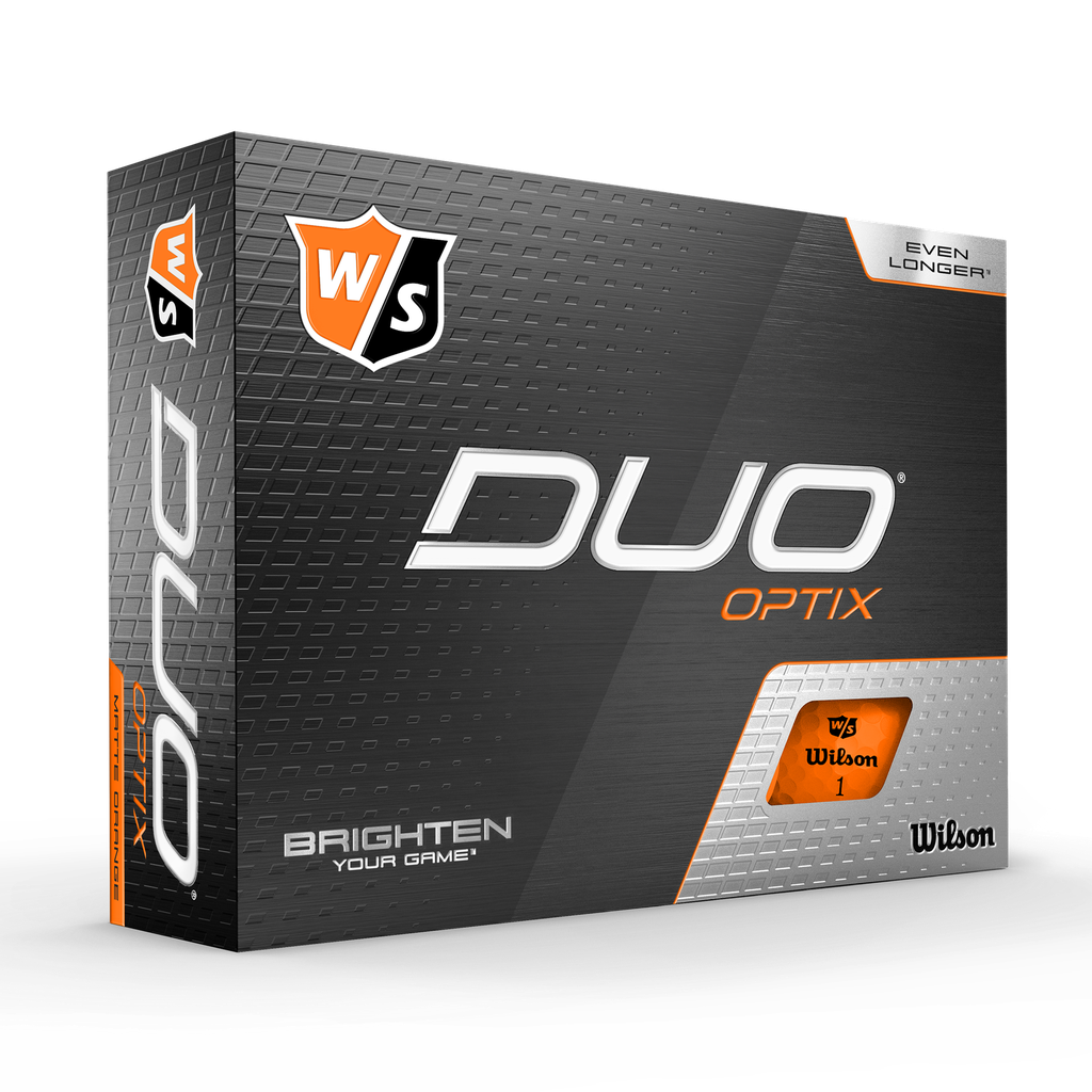 [WGWP50300] Pelota de Golf Wilson Duo Optix 12 Ball (ANARANJADO)
