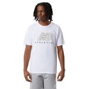 Franela de Hombre New Balance Athletics Graphic Logo Blanca