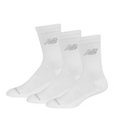 **Media Alta New Balance Performance Cotton Cushioned Crew 3 Pack Blanco