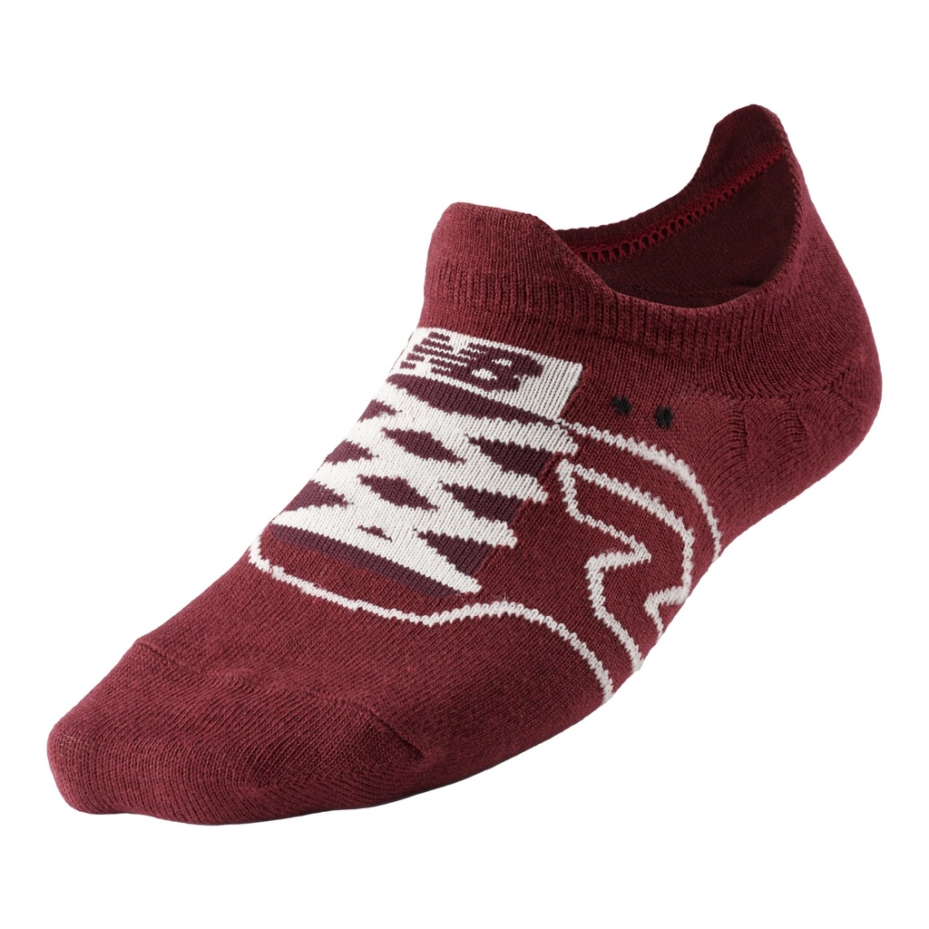 Medias Cortas New Balance Sneaker No Show Vinotinto
