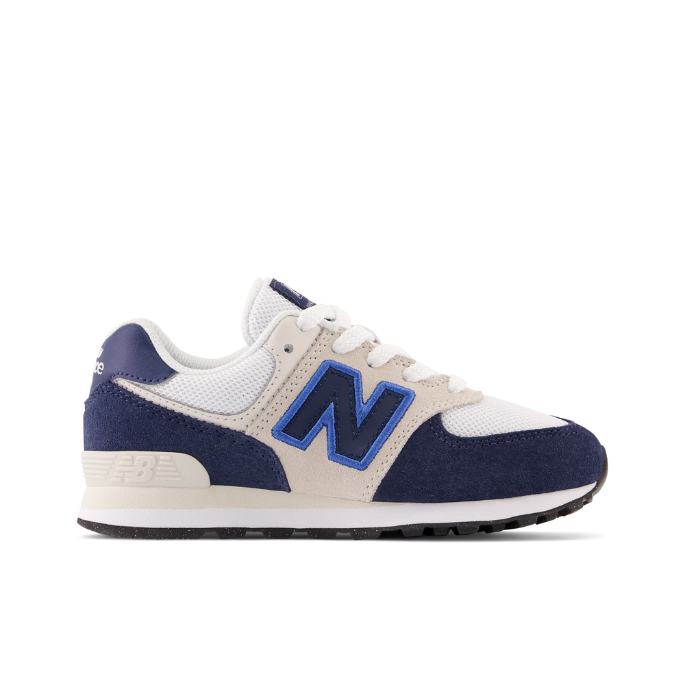 Zapato Infantil New Balance 574 Blanco/Azul