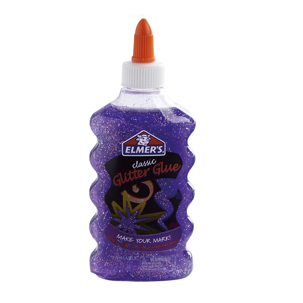 [2048795] Pega Elmer's Glitter Purple 18PK/100 6Oz 
