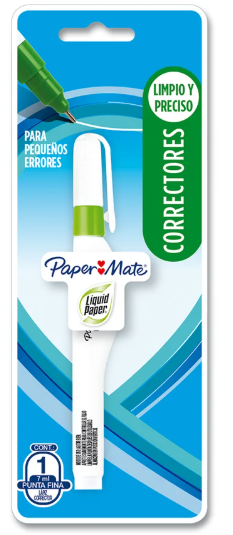 Lápiz Corrector Liquid Paper Paper Mate Tx1