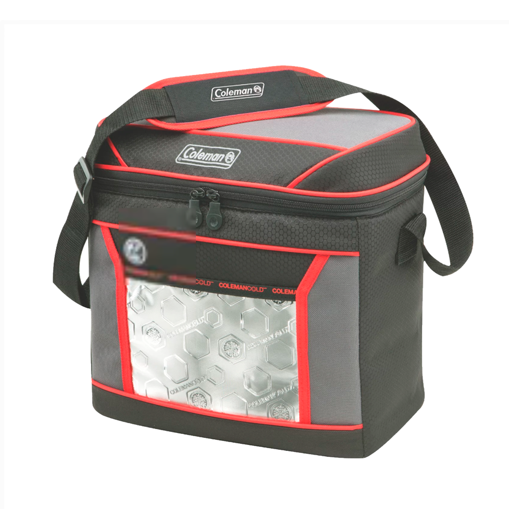 Bolso Térmico Coleman Cold Capacidad 16 Latas Negro con Rojo