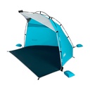 Toldo Coleman para playa Skyshade Azul con Gris