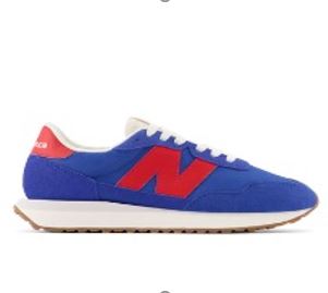 [WS237QB-B] Zapato de Mujer New Balance 237 Azul Rojo (6.5)