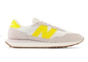 Zapato de Mujer New Balance 237 Blanco Amarillo